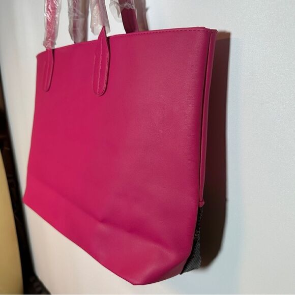 JUICY COUTURE® | Gold Badge TOTE | PINK/BLACK-Sequence | NEW - Picture 7 of 12